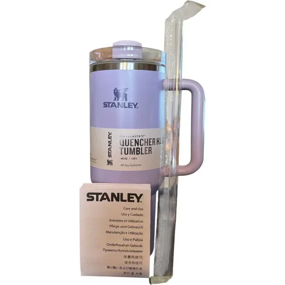 Stanley‎ the Flowstate Quencher H2.0 Stainless Steel Tumbler 40oz Purple NIB - Picture 2 of 12